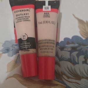 2 COVERGIRL Outlast Extreme Wear Concealer Ivory & Fair Ivory 0.30 fl oz